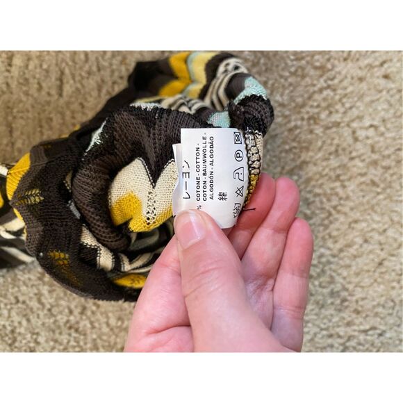 Missoni ZigZag Multi Color Viscose/Cotton Sleeveless Dress, Size 6 - Picture 7 of 8